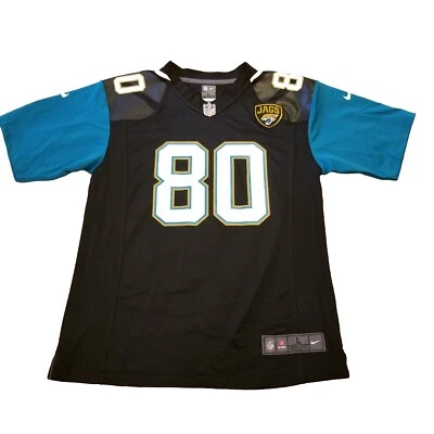 Nike Jacksonville Jaguars Jersey On Field Youth L Black #80 Julius Thomas - Image 1 of 4