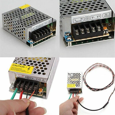 DC Schaltnetzteil 1-60A 5V / 12V / 24V LED Trafo Netzteil 12V Netzadapter Driver - Bild 1 von 4