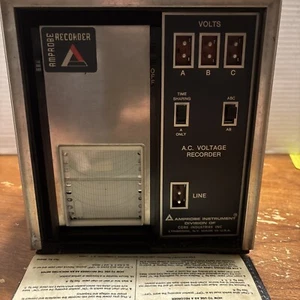 AMPROBE Voltage Current Recorder W/chart paper UNTESTED Pre-Owned - Picture 1 of 20