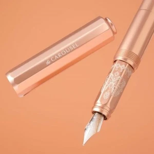 FERRIS WHEEL PRESS Fountain Pen Fluttering Heart Carouse Fine/Middle JAPAN NEW - Afbeelding 1 van 12