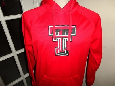 NWOT Texas Tech Red Raiders Sewn polyester Hooded Hoodie Sweatshirt Size M NCAA - Image 1 of 4