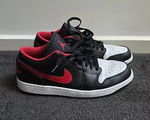 Nike Jordan 1 Low White Toe (White/Varsity Red/White/Black 553558-063: 10.5 US - Picture 1 of 7