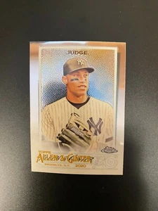 2020 TOPPS CHROME ALLEN & GINTER AARON JUDGE # 13 - Picture 1 of 2