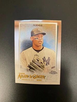 2020 TOPPS CHROME ALLEN & GINTER AARON JUDGE  # 13 - Image 1 of 2