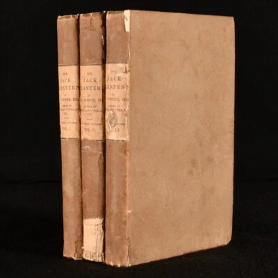 1842 3Vol The Jack O'Lantern Feu-Follet Privateer Fenimore Cooper First UK Ed... - Image 1 of 4