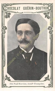 Chromo Trade Card Foto Paul Hervieu Autore Drammatico Circa 1870 1913 - Picture 1 of 2