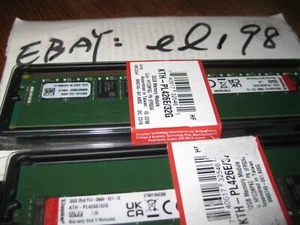 *new Kingston 32GB(1x32GB) KTH-PL426E/32G DDR4E-2666 ECC/unbuffered *sealed*91* - Bild 1 von 4