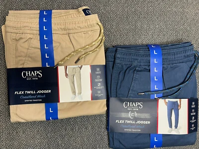 Chaps Mens Twill Jogger - Image 1 of 4