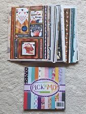 Hunkydory Huge Job Lot Of Pick & Mix Luxury Card Toppers & 8" X 8" Paper Pad