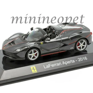 ALTAYA 2016 FERRARI LaFERRARI APERTA 1/43 with DISPLAY CASE BLACK - Picture 1 of 2