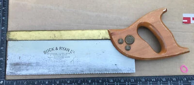 Vintage Saw - Buck & Ryan 12” Brass Back London England - Image 1 of 4