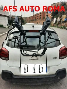 PORTABICI POSTERIORE 3 BICI CITROEN C3 BERLINA ANNO 2019 UOMO DONNA MB  - Imagen 1 de 6