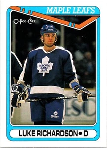 1990-91 O-Pee-Chee #428 Luke Richardson - Picture 1 of 2