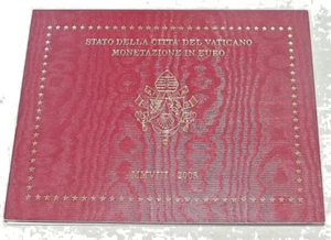 PONTIFICAT DE BENOIT XVI CITE DU VATICAN SERIE DE PIECES EUROS NEUVES 2008 - Picture 1 of 4