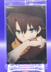 Tarjeta de oblea Ritsuka Fujimaru Grand Order FGO PROYECTO ANIME Bandai japonés No.01 - Imagen 1 de 10