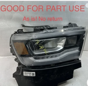 2019 2020 2021 Dodge Ram 1500 OEM Headlight Right Passenger Full LED 68316082AH - Picture 1 of 14