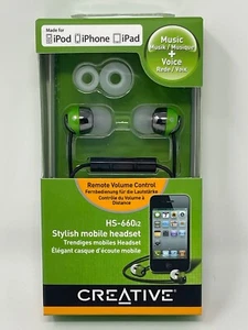 Creative HS-660i2 Geräuschisolierende Ohrhörer Kopfhörer Inline-Fernbedienung Mikrofon Kopfhörer - Bild 1 von 8