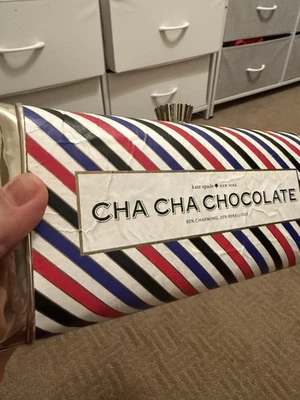 Kate Spade Multicolor Cha Cha Chocolate Striped Rectangle Shoulder Bag NWT RARE - Image 1 of 4