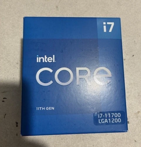 Intel Core i7-11700 Processor (4.9 GHz, 8 Cores, Socket FCLGA1200) Box  -... - Image 1 of 4
