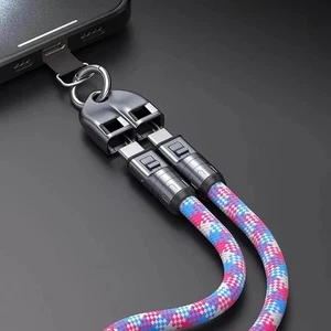 Correa de muñeca con cable USB C de 240 W cordón carga rápida y diseño multifunción - Imagen 1 de 32