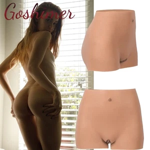 Silikon Unterwäsche Shorts Panty Fake Vagina Transgender für Crossdresser - Bild 1 von 24