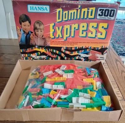 Vintage Hansa Domino Express Pk 300 Domino Tiles Unopened Tiles - image 1 of 4