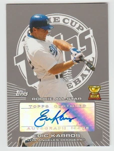 Eric Karros Dodgers 2005 Topps Rookie Cup All-Star autógrafo #RC-EK SP AUTO - Imagen 1 de 2
