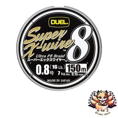 NUEVO DUEL Super X-wire 8 PE Line 0.8 150m 0.8 S Silver H3598-S Foto 1 de 4