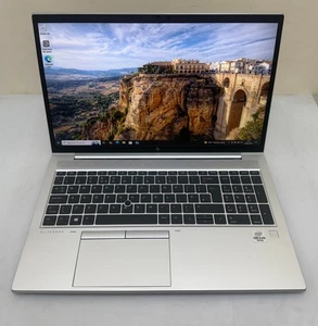 HP ELITE BOOK 850 G7 FULL HD LAPTOP 15.6" FHD 8GB/256GB WIN 10 I5 TURBO 4.4GHZ - Picture 1 of 16