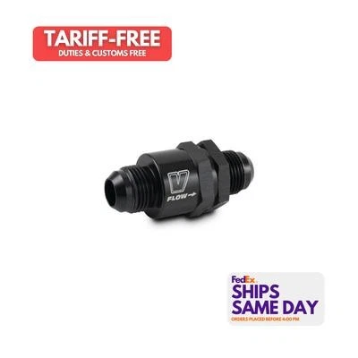 Vibrant 16023, One Way Check Valve10 AN Piston Style Black Aluminum Performance - Image 1 of 4