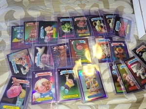 Lote de 164 tarjetas Prizm 2024 Garbage Pail Kids Topps cromo S7 negativo púrpura rosa - Imagen 1 de 24