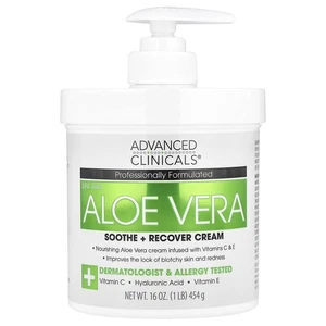 Aloe Vera, Soothe + Recover Cream, 16 oz (454 g) - Picture 1 of 3