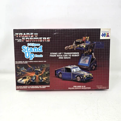 Warren Transformers Starscream G1 3-D Jigsaw Stand Up Puzzle Comple Vintage 1984 - Image 1 of 4