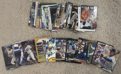 Lote de estrellas de los Dodgers de la década de 1990 (60) - Piazza, Nomo, Mondesi - Estilo / Metal / Ultra Mix Foto 1 de 4