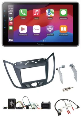 Pioneer Lenkrad USB DAB Bluetooth 2DIN Autoradio für Ford C-Max ab 2011 grau - Bild 1 von 4