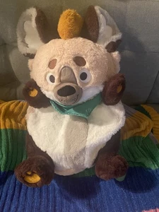 CHOCOCHIP HYENA Snug-Along Plush Backpack by Little Softs Furry Cartoon Style - Picture 1 of 5