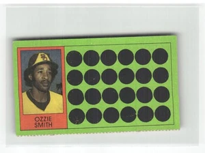 1981 Topps Scratch-Offs #68 Ozzie Smith Hat ☘️M13 - Picture 1 of 2
