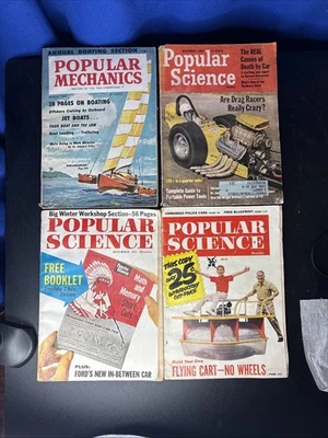 Vintage Magazine Lot (4 Issues) – Popular Science & Popular Mechanics 1960”. - Image 1 of 4