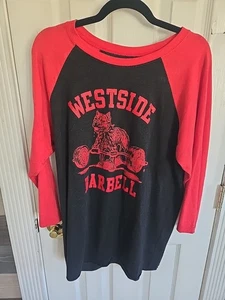 Westside Langhantel Herren XLarge rot/schwarz Trainingstrikot - Bild 1 von 7