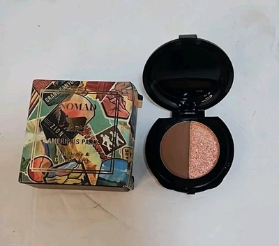 Nomad Cosmetics Matte Bear Brown & Shimmer Sandstone Intense Eye Shadow Duo .05  - Image 1 of 4
