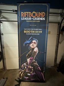 Gencon 2025 Riftbound Retractable Display Sign (See Description) - Picture 1 of 2