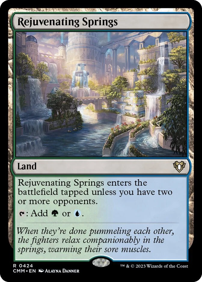 MTG Rejuvenating Springs  - Commander Masters #424 - Image 1 of 1