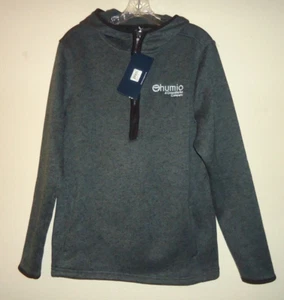 Charles River Apparel Men's Gray Hooded Jacket  Full Zip Size-M - Picture 1 of 11