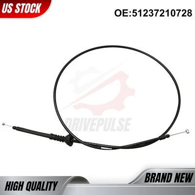 FOR 2011 2012-2016 BMW X3 X4 51237210728 HOOD LATCH LOCK RELEASE  CABLE Foto 1 de 4