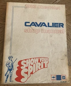 1982 Chevrolet Cavalier OEM Factory Service Repair Workshop Manual USED ST36682 - Picture 1 of 6