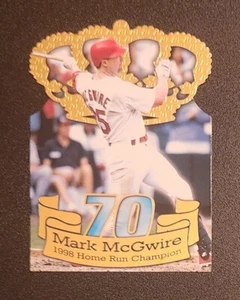 MARK McGWIRE 1998 PACIFIC DIE CUT 1998 HOME RUN CHAMPION #1 - Picture 1 of 1