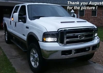 Fits Ford F-250 1999-2007 Super Duty Type-E Style Ram Air Cooling Hood - Изображение 1 из 4