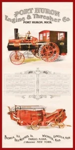 Port Huron Engine & Thresher Company NEW Sign 12 x 24" USA STEEL - Picture 1 of 1