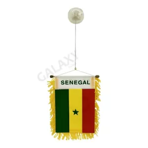 Senegal Flagge Mini Banner / doppelseitige Mini Senegal Auto Fenster Flagge - Bild 1 von 1