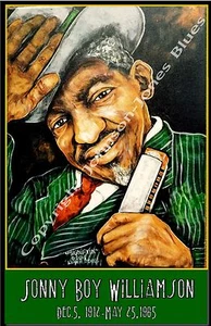 Sonny Boy Williamson Poster by Cadillac Johnson - Picture 1 of 1